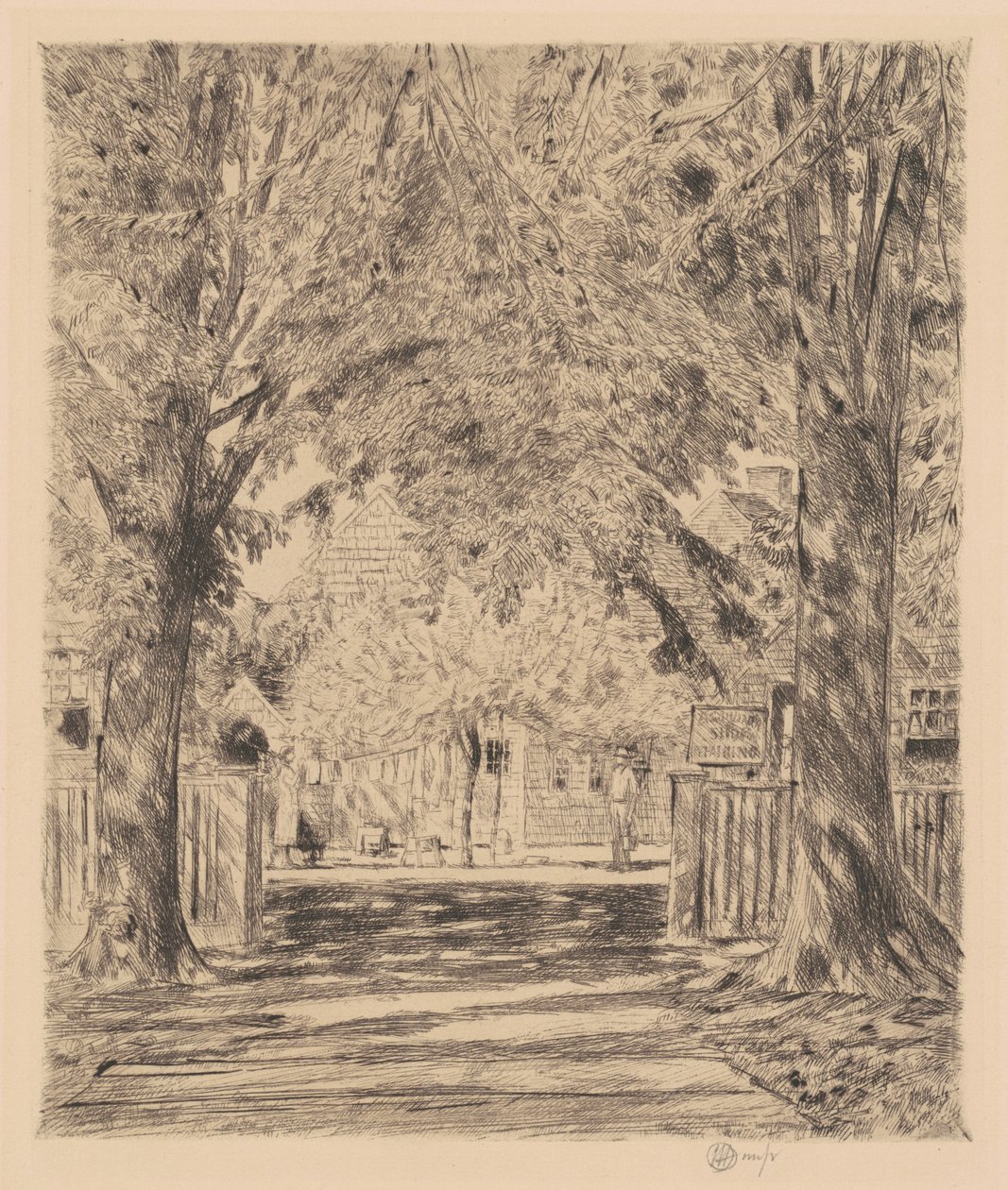 Une idylle à Easthampton - Childe Hassam