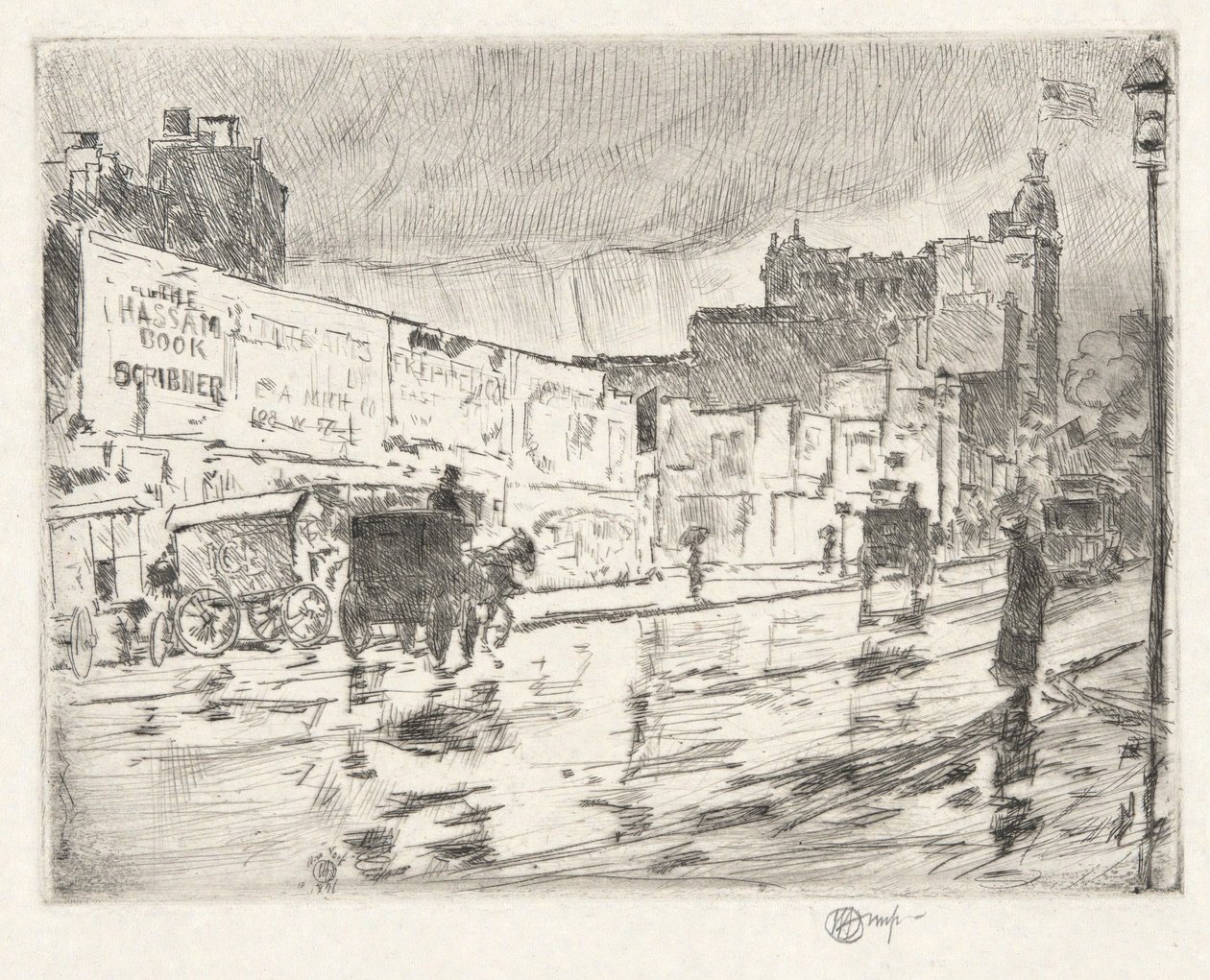 Panneaux publicitaires - Childe Hassam