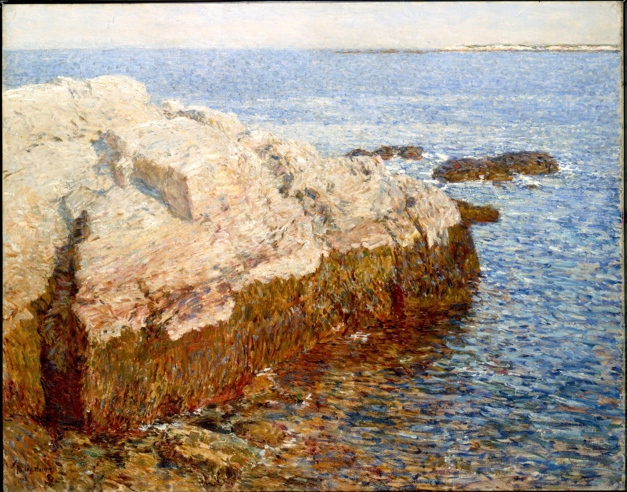 Rocher de falaise - Appledore - Childe Hassam