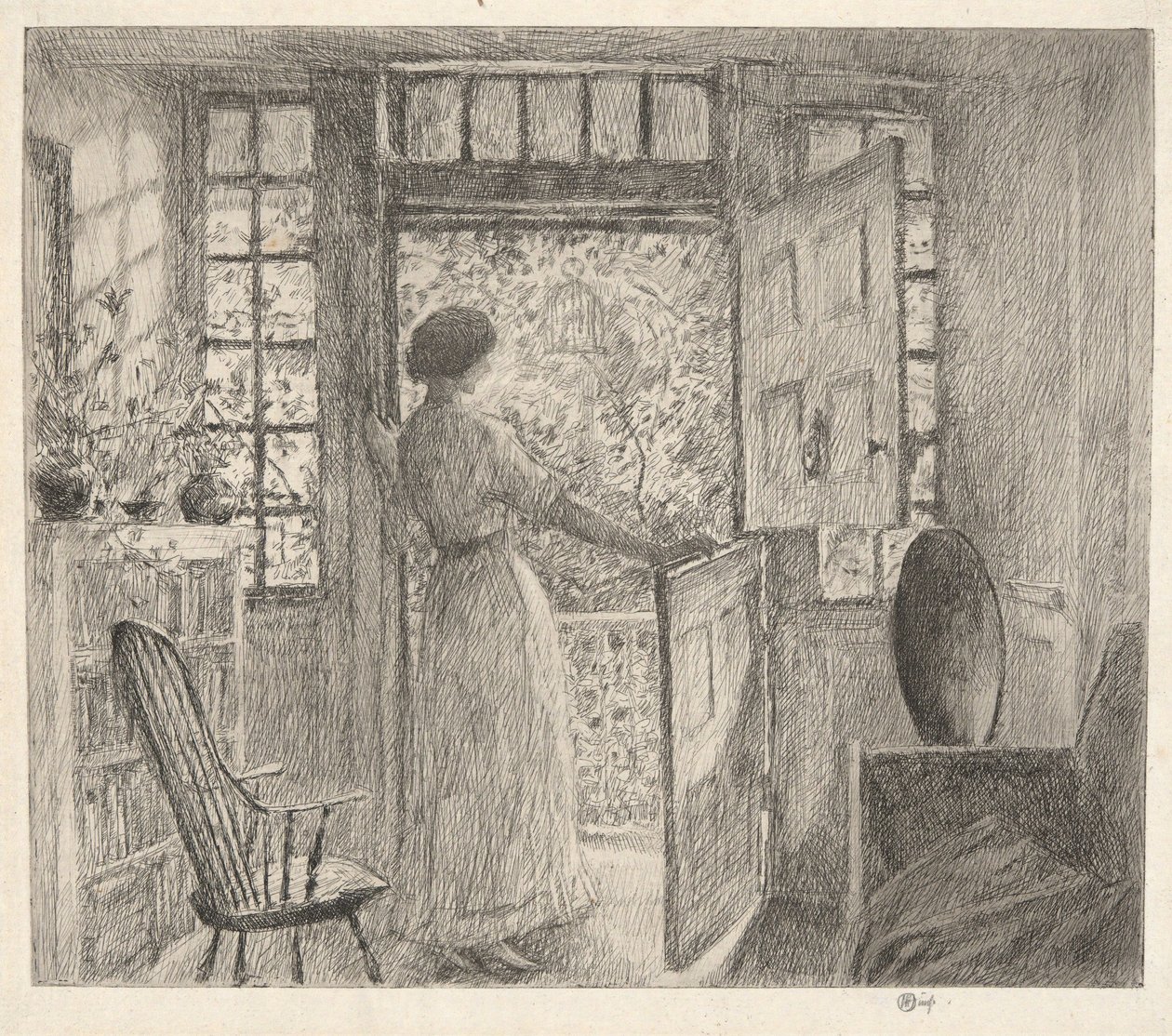 Porte néerlandaise - Childe Hassam