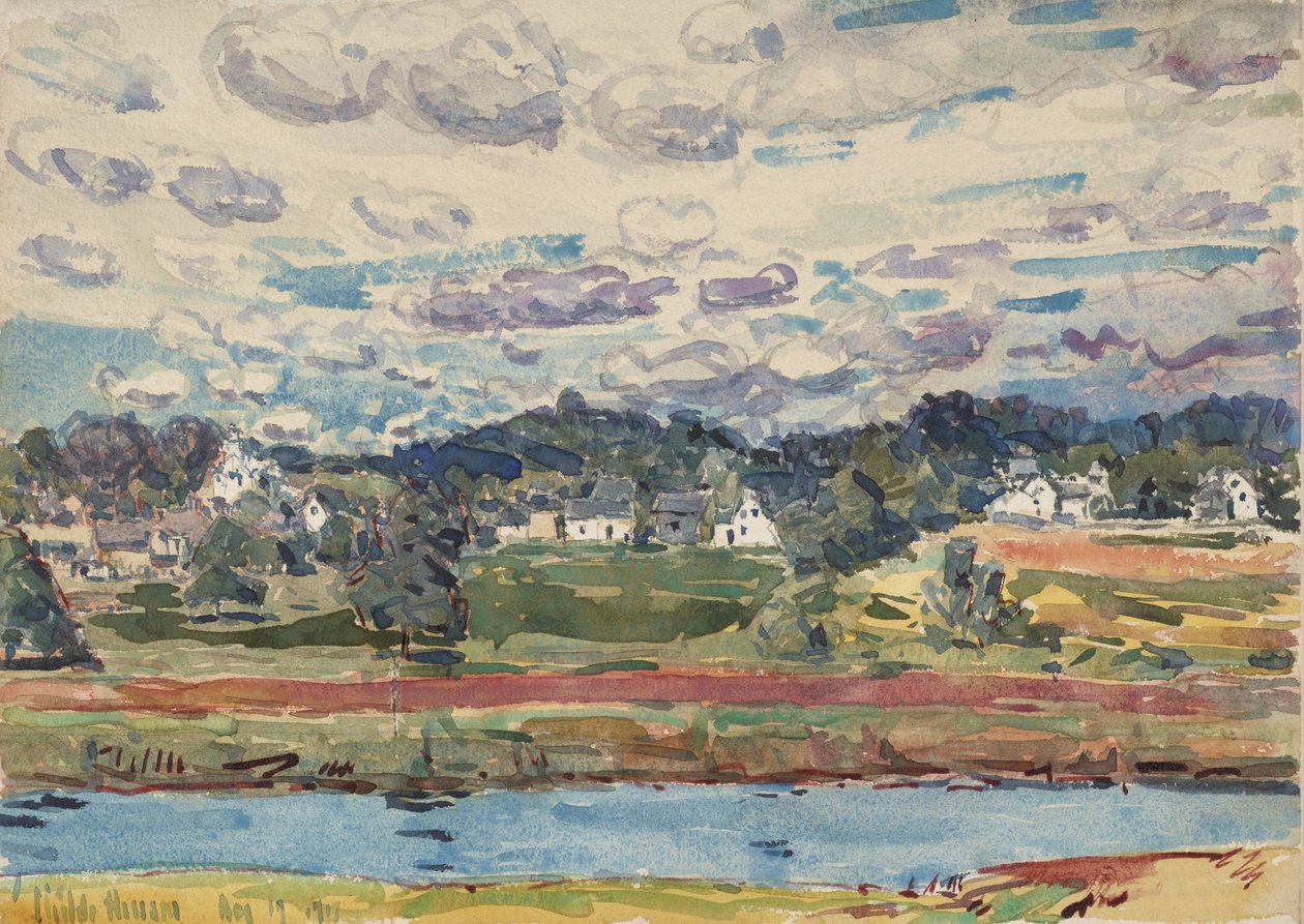 Newfields, New Hampshire - Childe Hassam