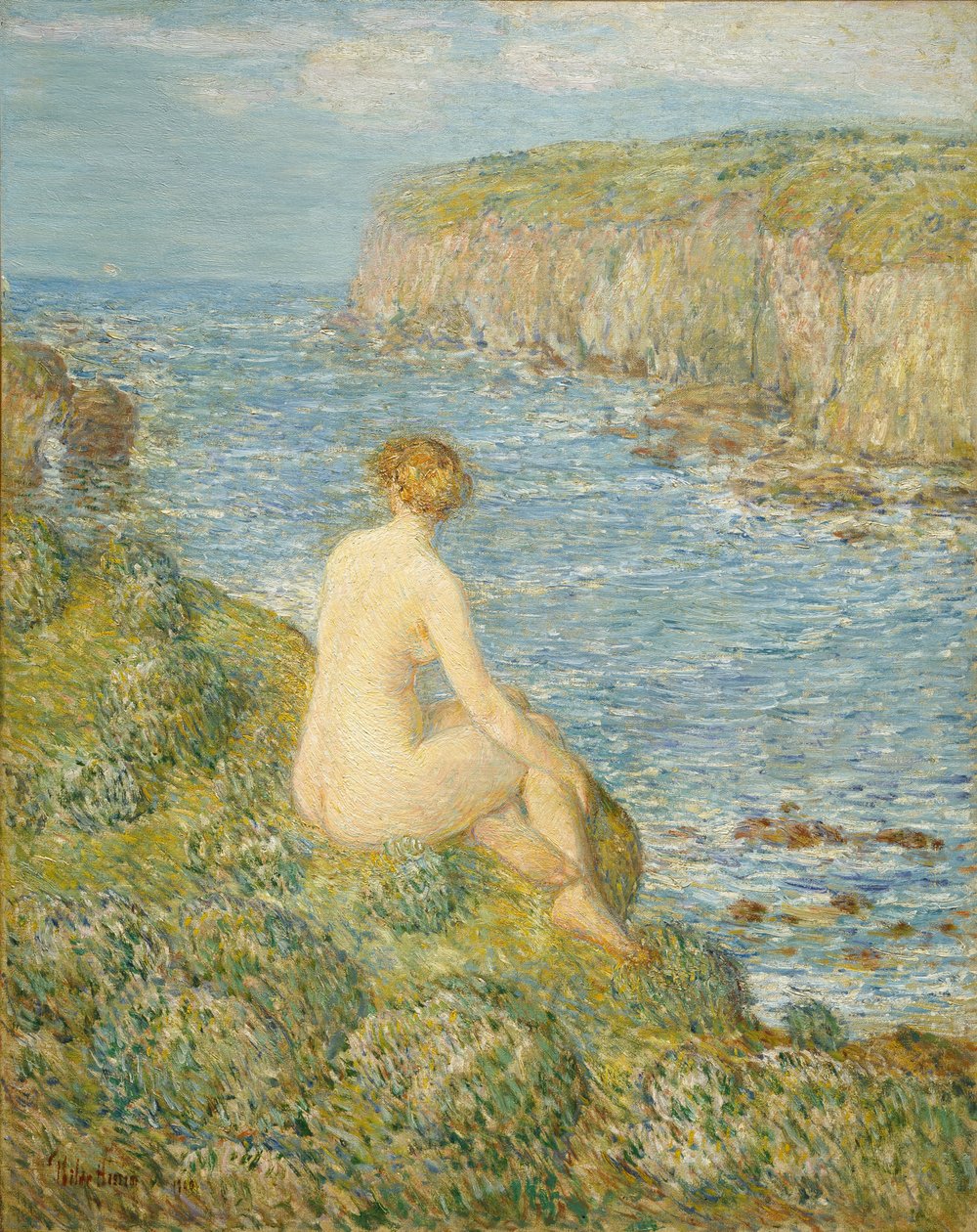 Nymphe et mer - Childe Hassam