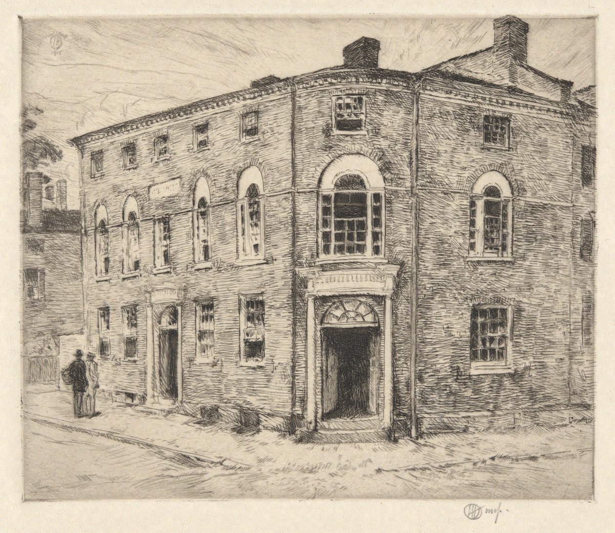 Ancienne douane, Portsmouth, 1915 - Childe Hassam