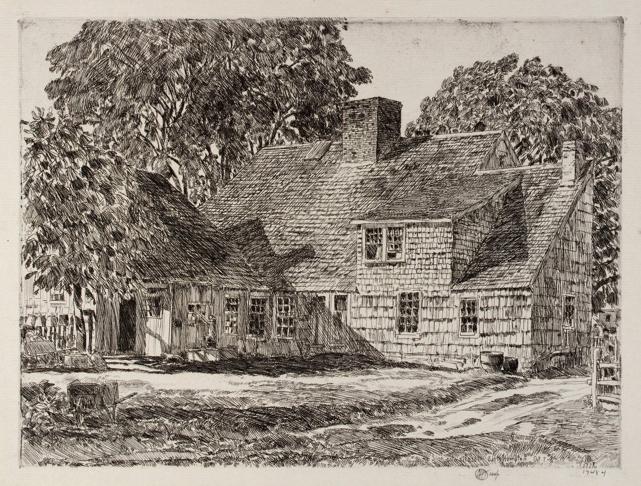 Old Dominy House - Childe Hassam