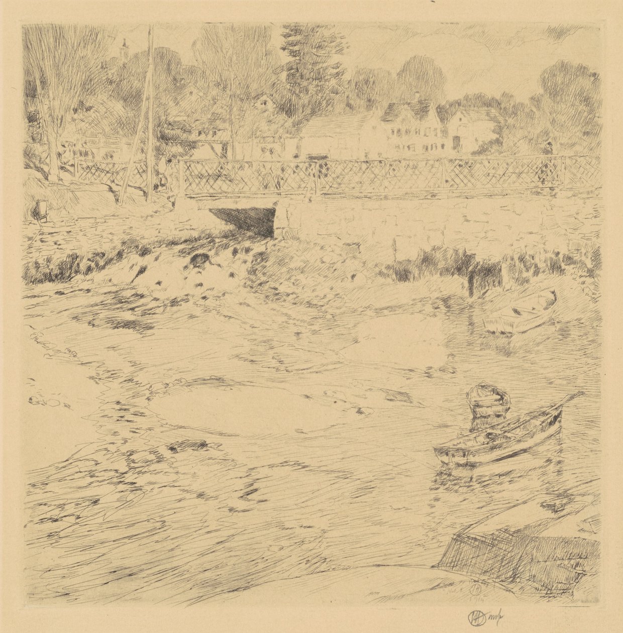Vieille dentelle - Childe Hassam