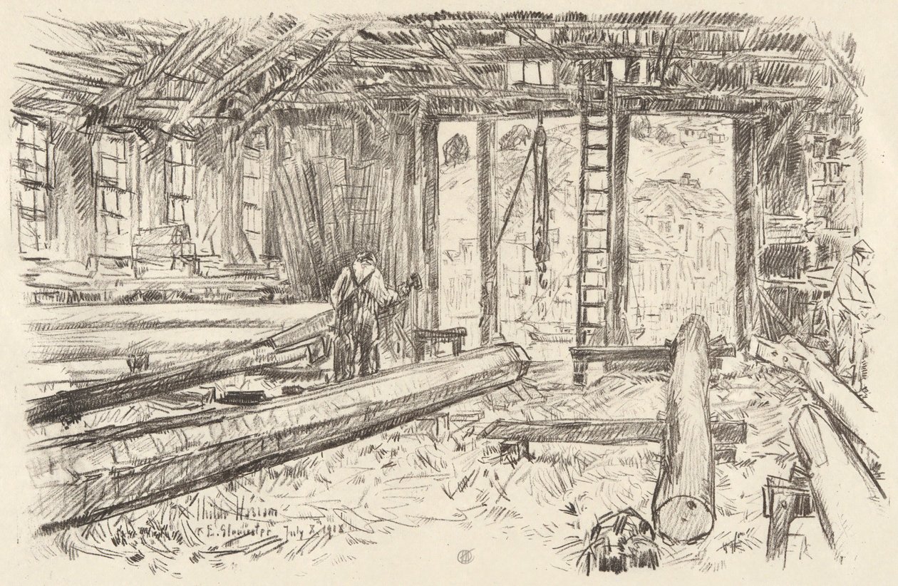 Magasin des bonnes affaires - Childe Hassam
