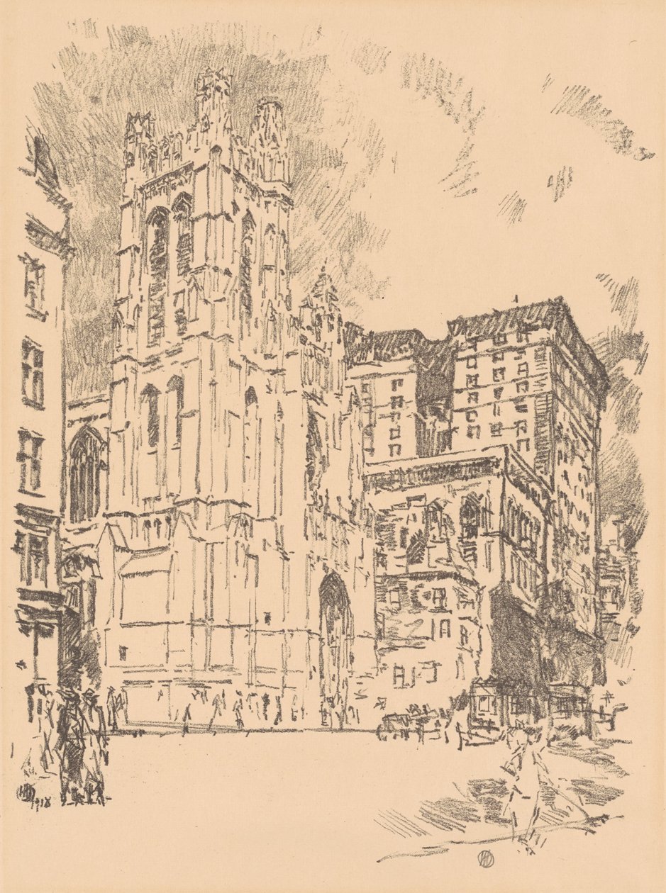 Saint-Thomas, New York - Childe Hassam