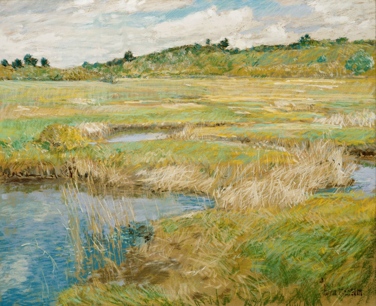 La prairie de Concord - Childe Hassam