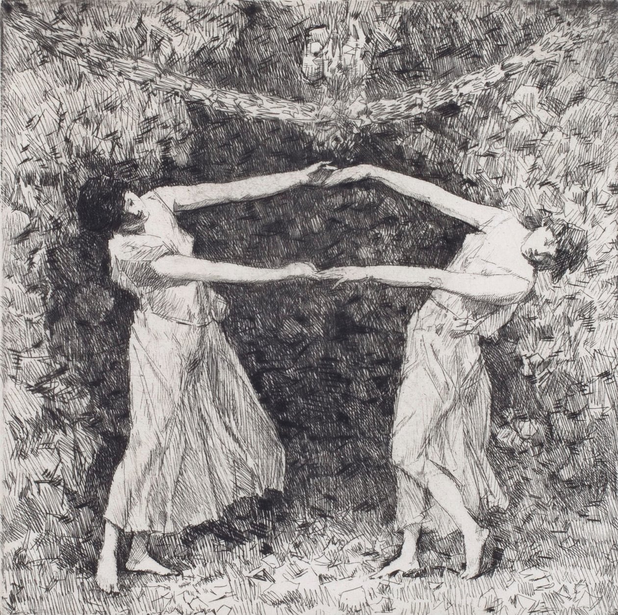 La danse du laurier - Childe Hassam