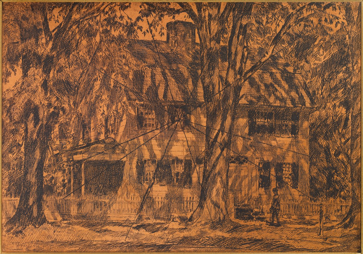 La maison Lion Gardiner, Easthampton, Long Island - Childe Hassam