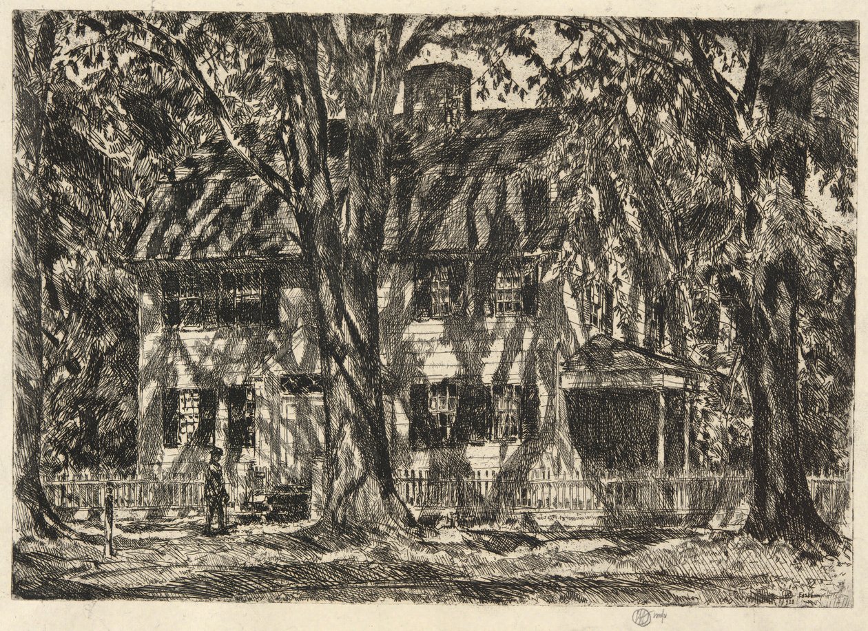 La maison Lion Gardner, Easthampton - Childe Hassam