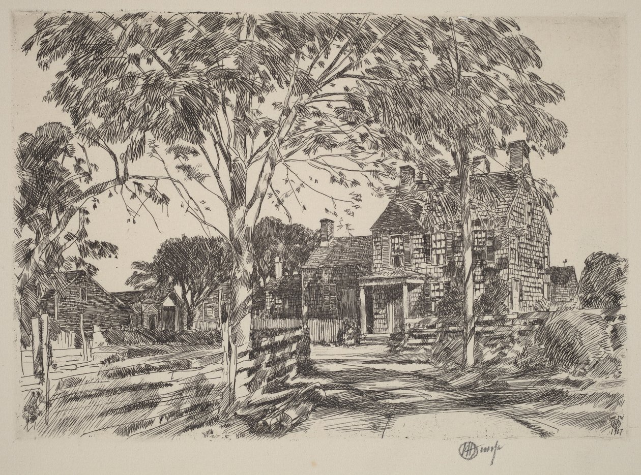 Lieu de naissance de Walt Whitman - Childe Hassam