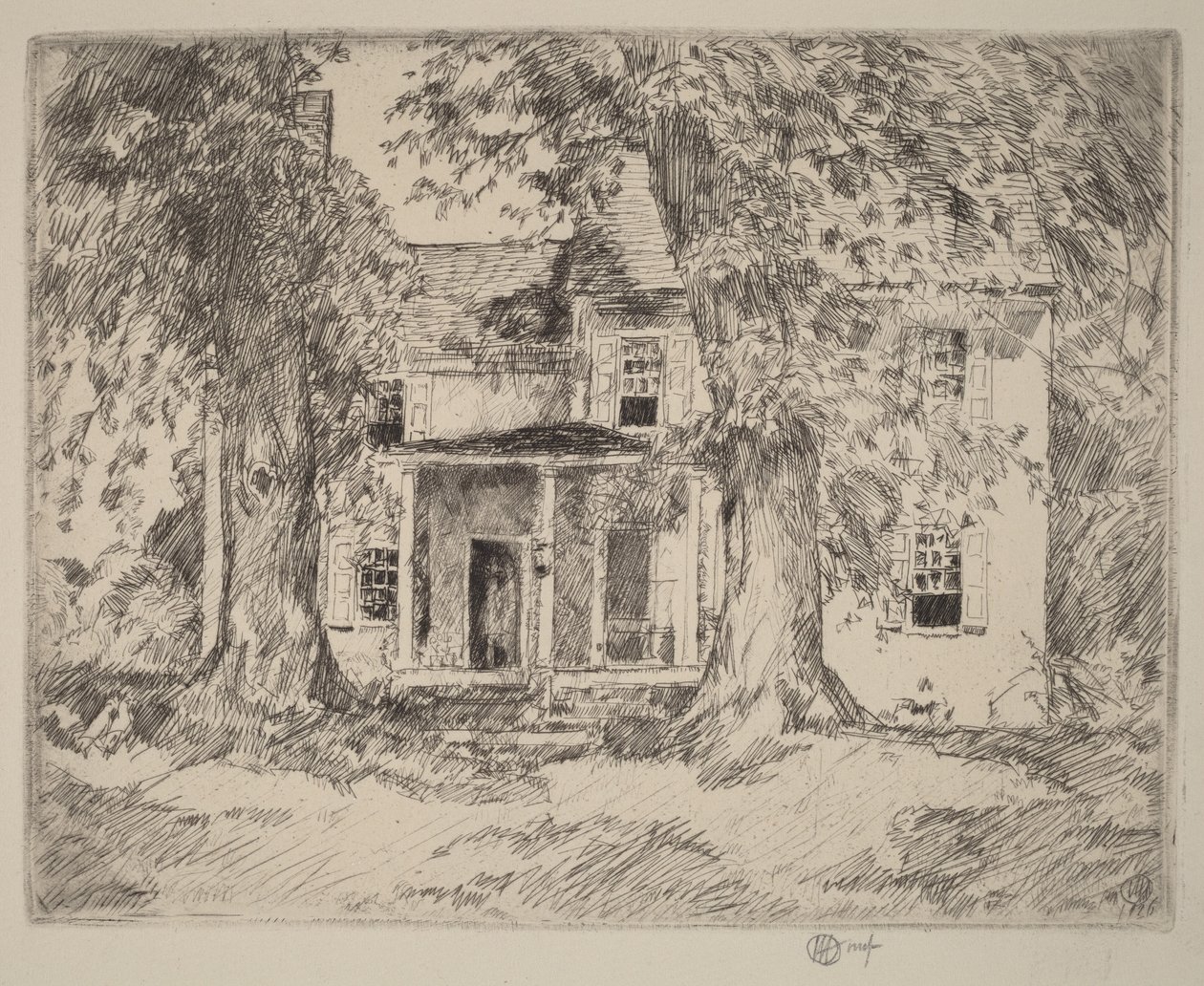 Quartier général de Washington près de Valley Forge - Childe Hassam