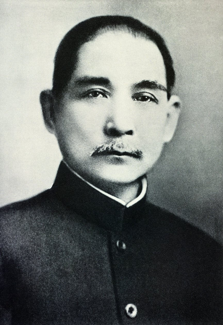 Portrait du Dr. Sun Yat-Sen (1866-1925) - Chinese Photographer