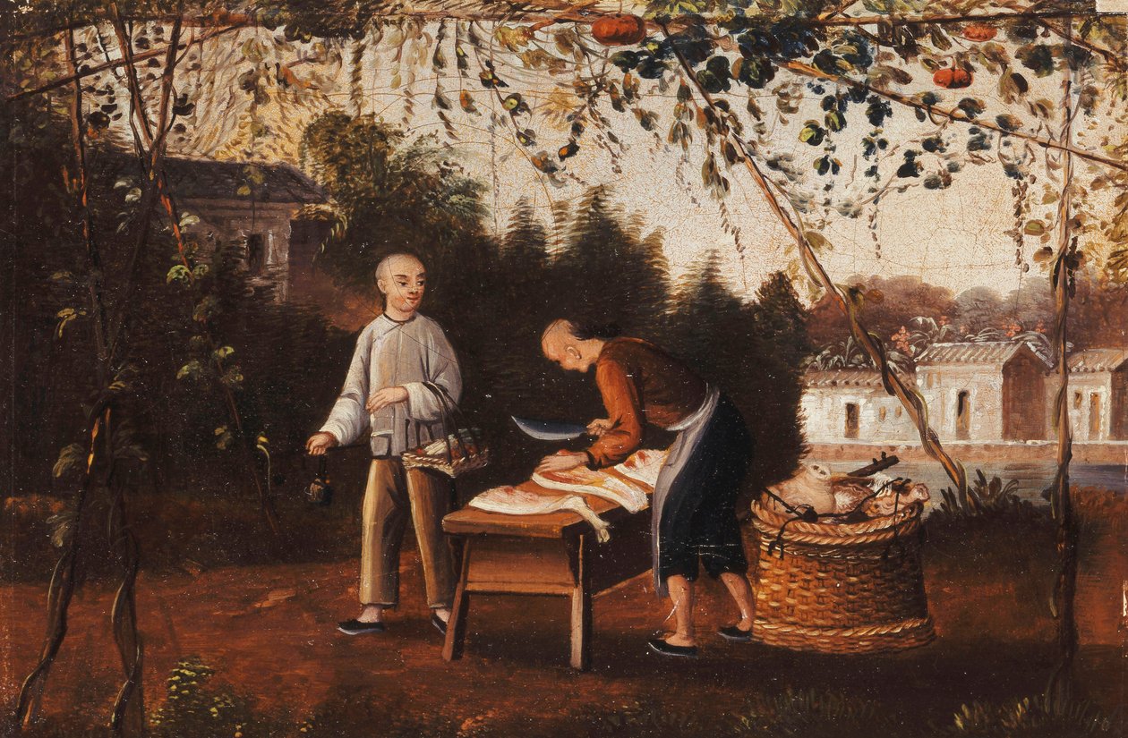 Un boucher chinois et un épicier chinois - Chinese School