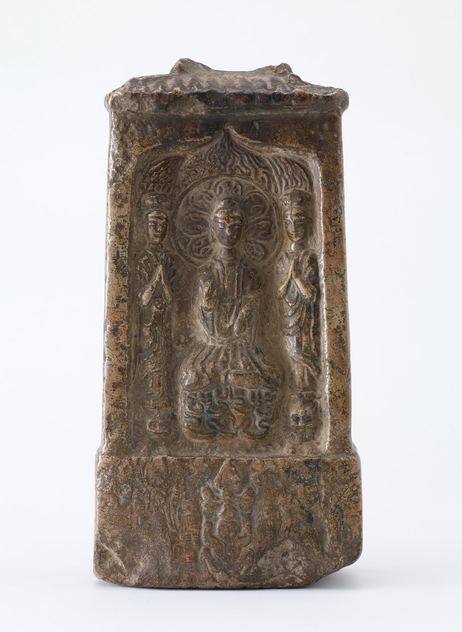 Tablette bouddhiste en forme de sanctuaire miniature, Période de Division, vers 520 après J.-C. - Chinese School