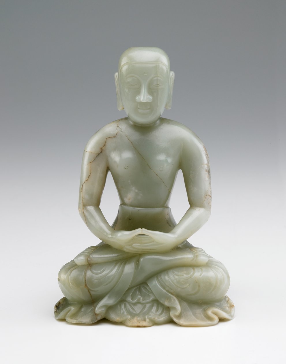 Sculpture de Bouddha Shakymuni en ascète, 17ème-18ème siècle - Chinese School