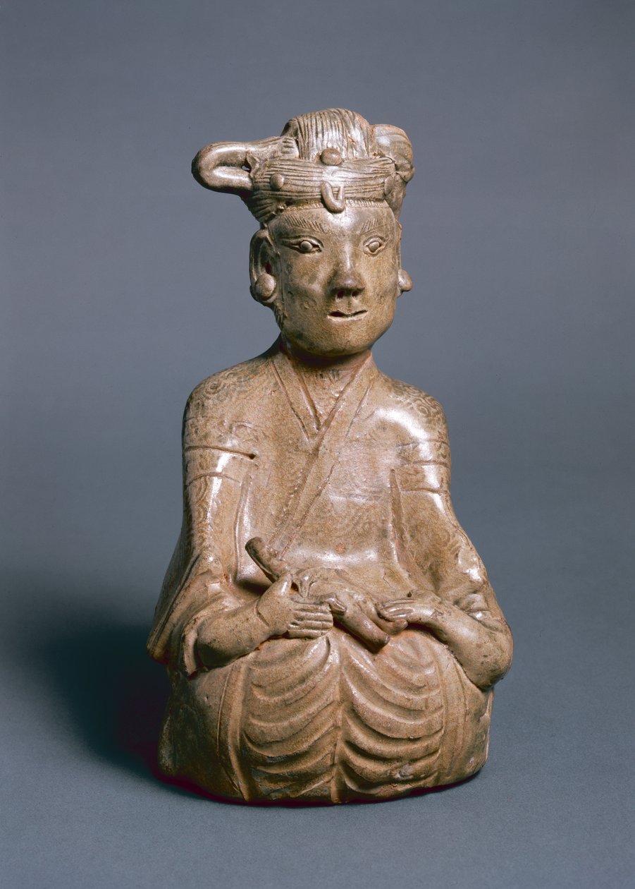Figure assise, Jin occidental, 265-316 - Chinese School