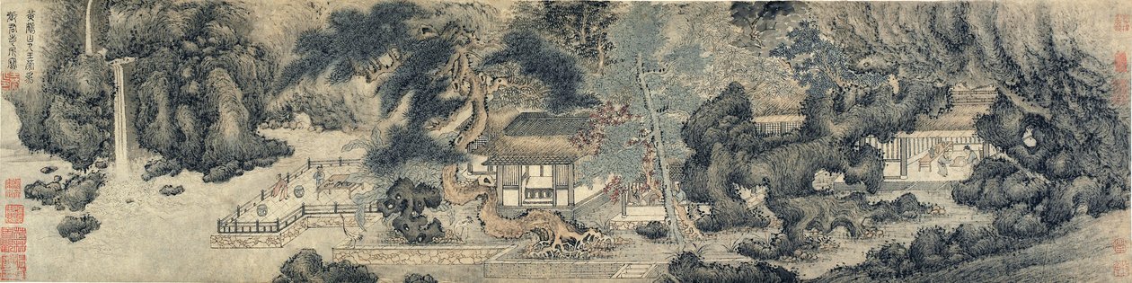La salle de la facilité parentale, dynastie Ming ou Qing, probablement 17ème siècle - Chinese School