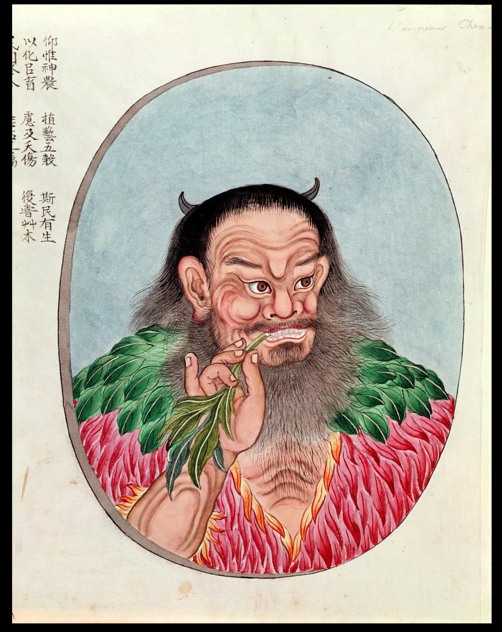 Légendaire Empereur Shen-Nung, illustration d