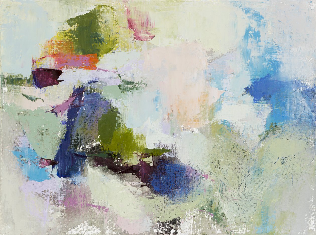 Composition abstraite, 2020 (huile sur toile) - Ching Fun Tso