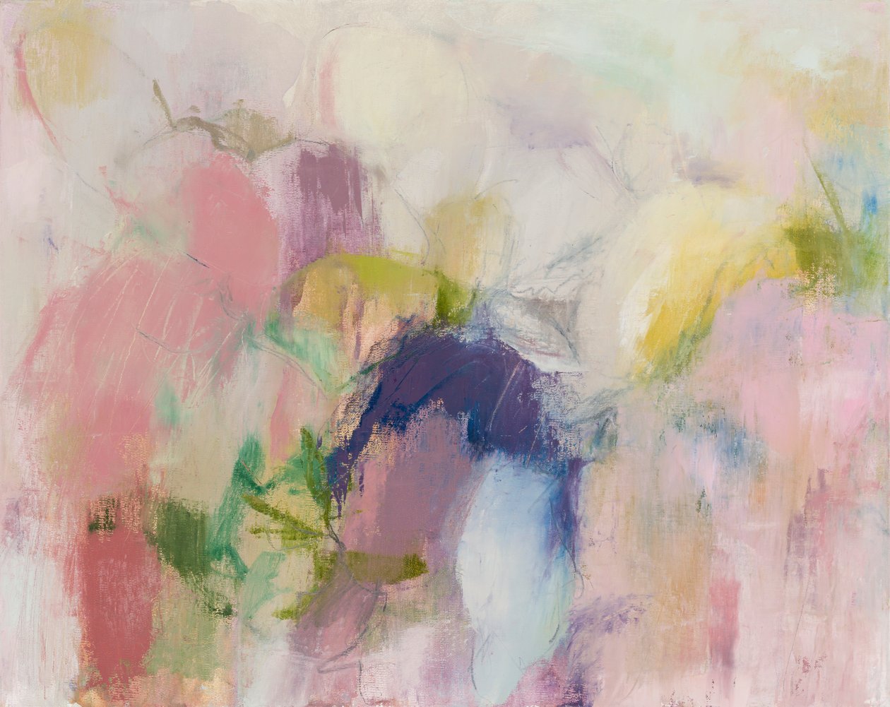 Composition abstraite, série de formes organiques, 2019 - Ching Fun Tso