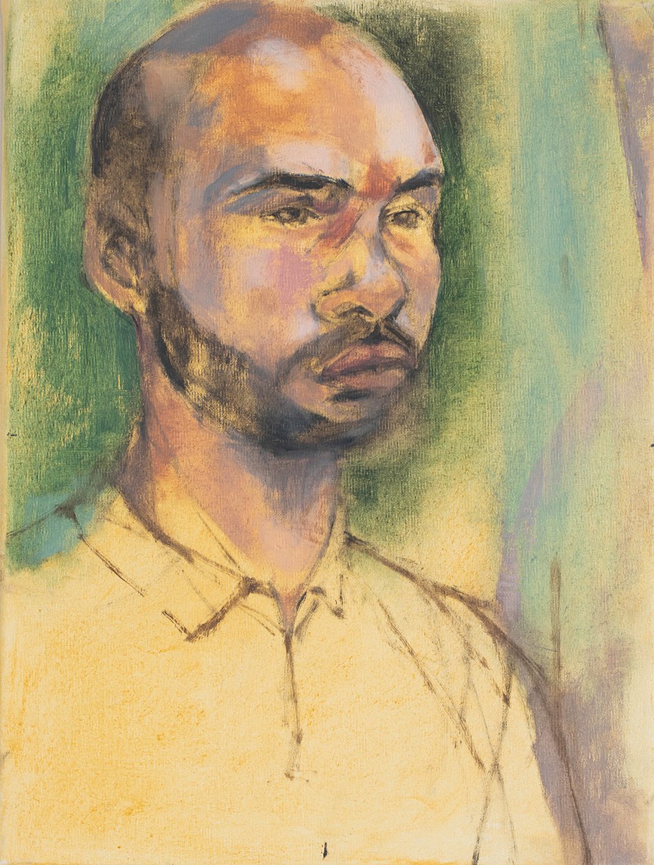 Roy, portrait, étude à l
