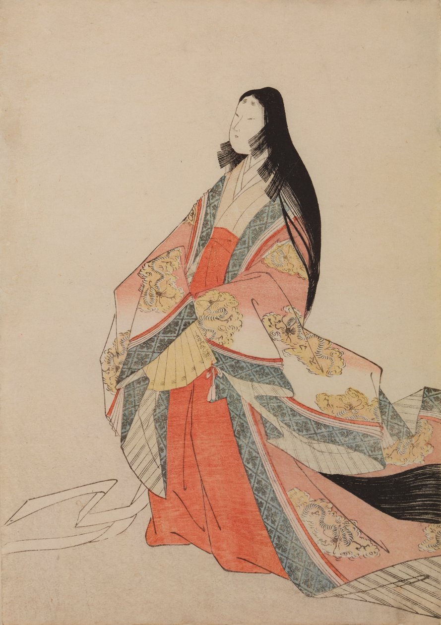 Une dame de la cour, illustration tirée de l