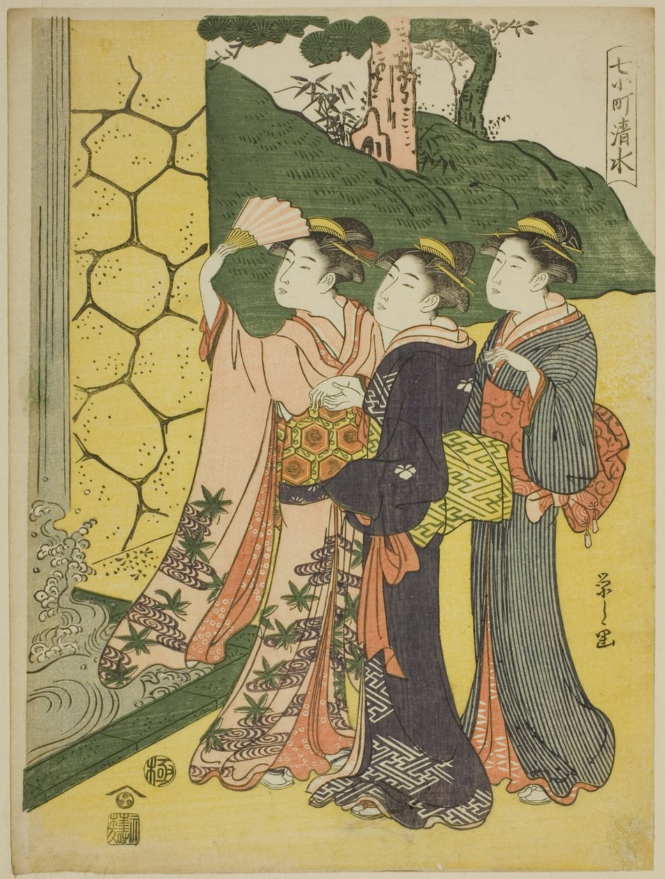 Kiyomizu, de la série "Sept Komachi (Nana Komachi)" - Chobunsai Eishi