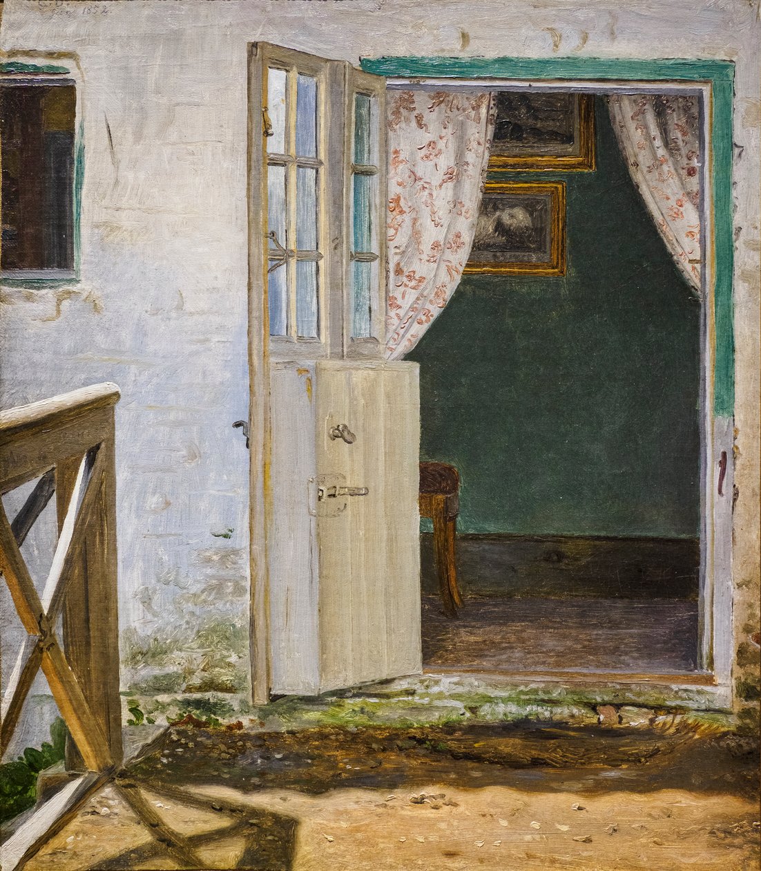 Entrée du jardin dans le presbytère de Hellested - Christen Dalsgaard