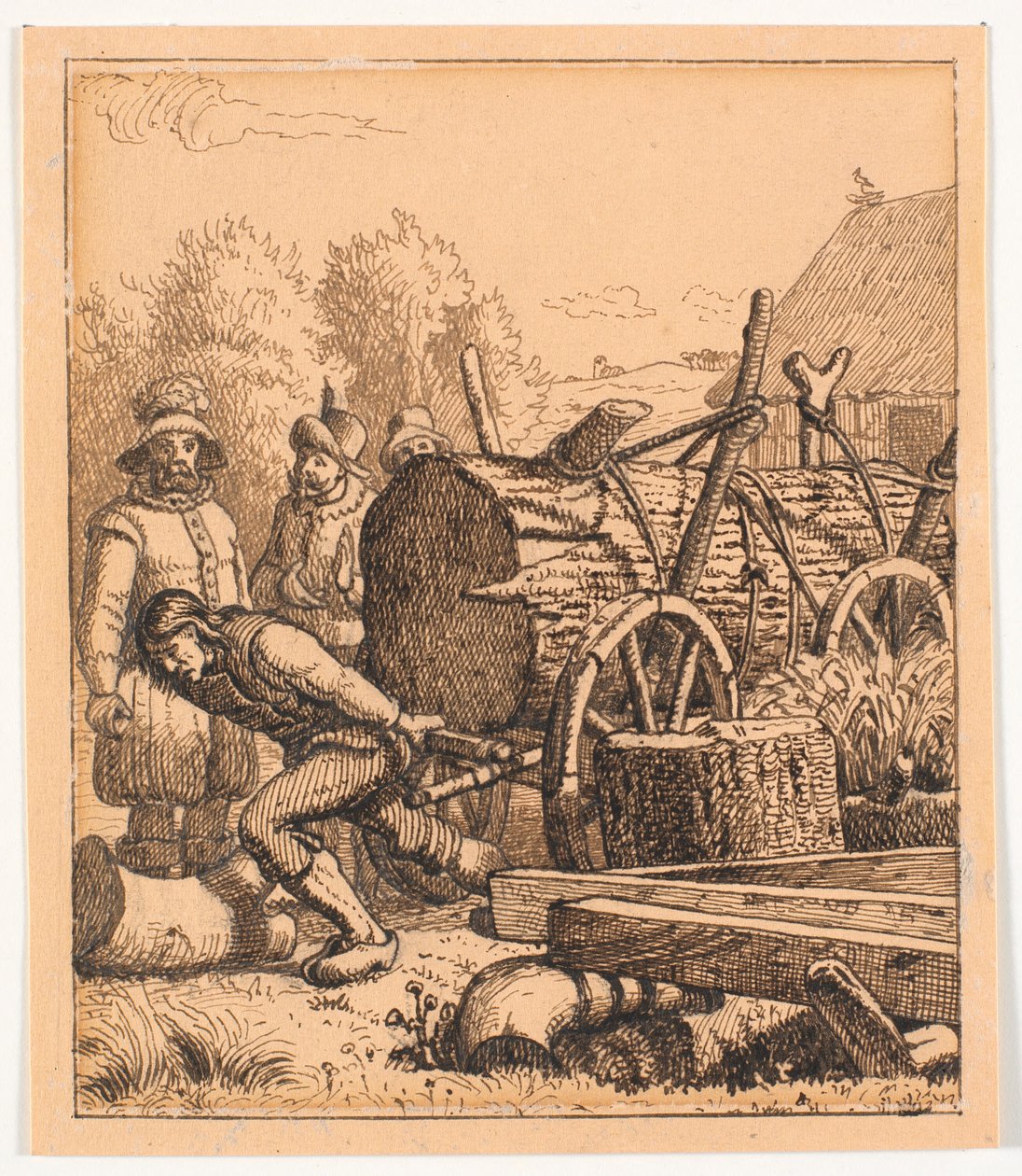 Illustration de St. St. Blicher, Les trois veillées - Christen Dalsgaard