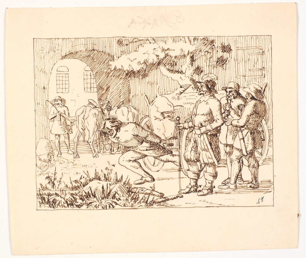 Illustration pour St. St. Blicher, Les trois veilles de Noël - Christen Dalsgaard