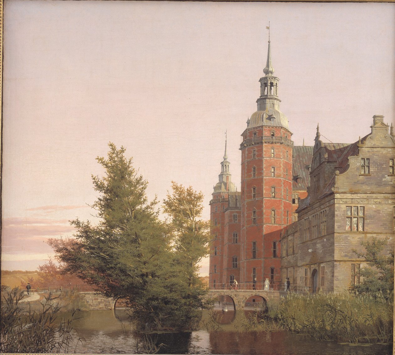 Château de Frederiksborg vu du nord-ouest - Christen Købke