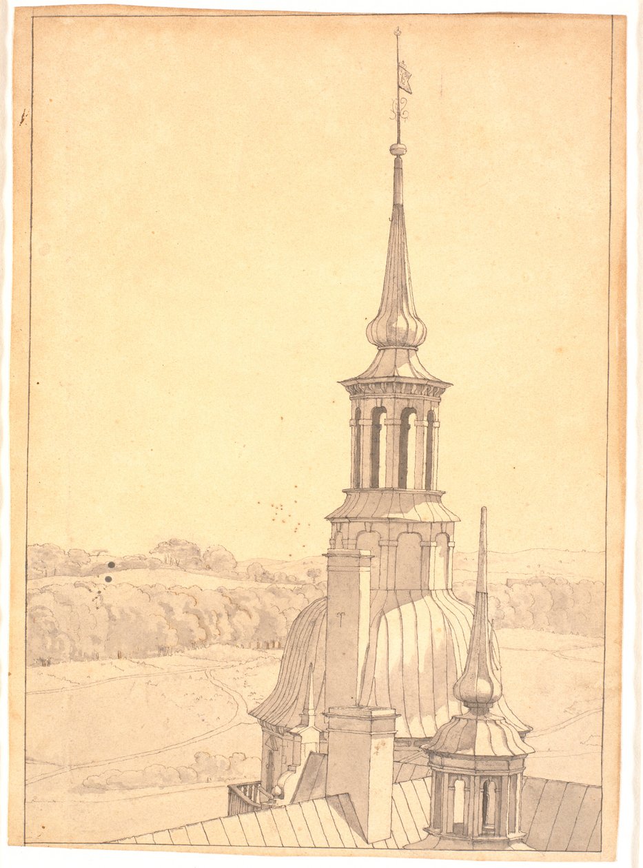 Une des petites tours du château de Frederiksborg - Christen Købke