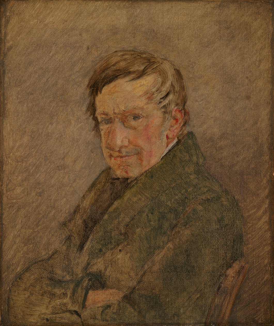 Portrait du peintre animalier C.D. Gebauer - Christen Købke