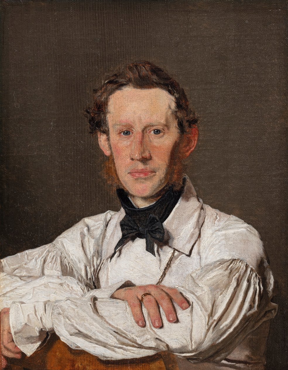 Portrait du peintre animalier Christian Holm - Christen Købke
