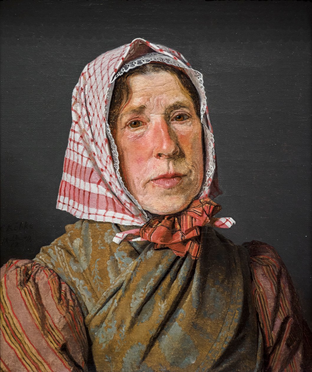 Vieux. Paysanne - Christen Schjellerup Kobke