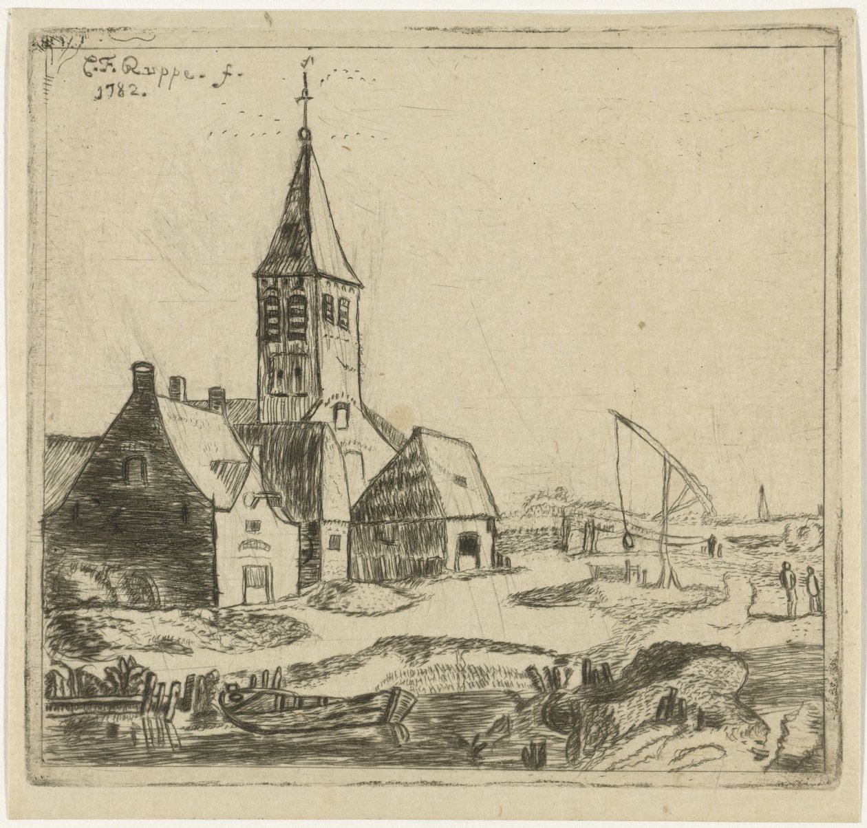 Église de village - Christiaan Friedrich Ruppe