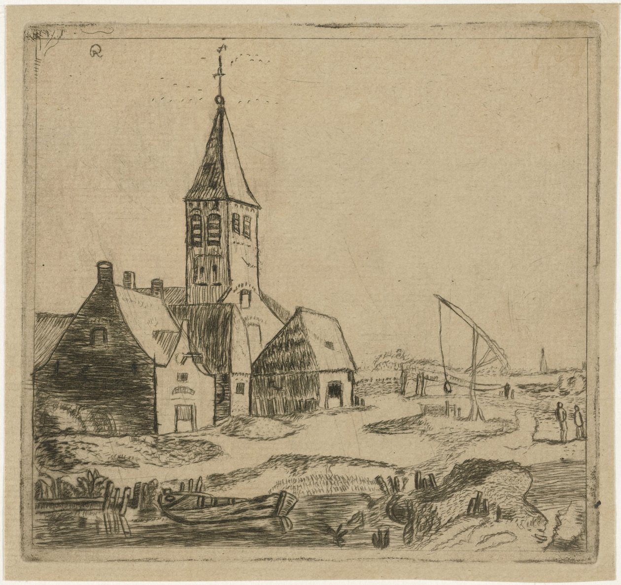 Église du village - Christiaan Friedrich Ruppe