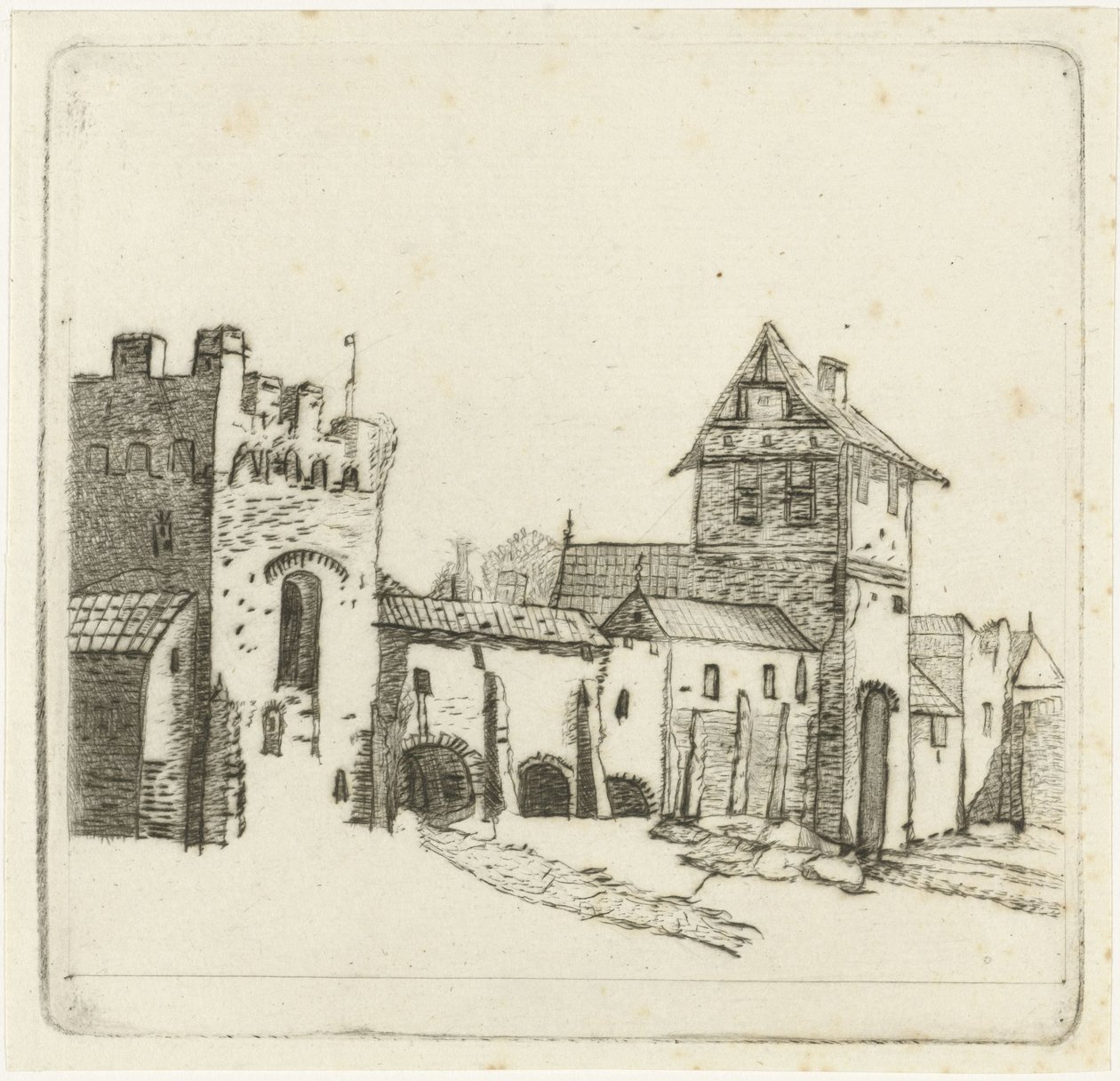 Murailles de la ville - Christiaan Friedrich Ruppe