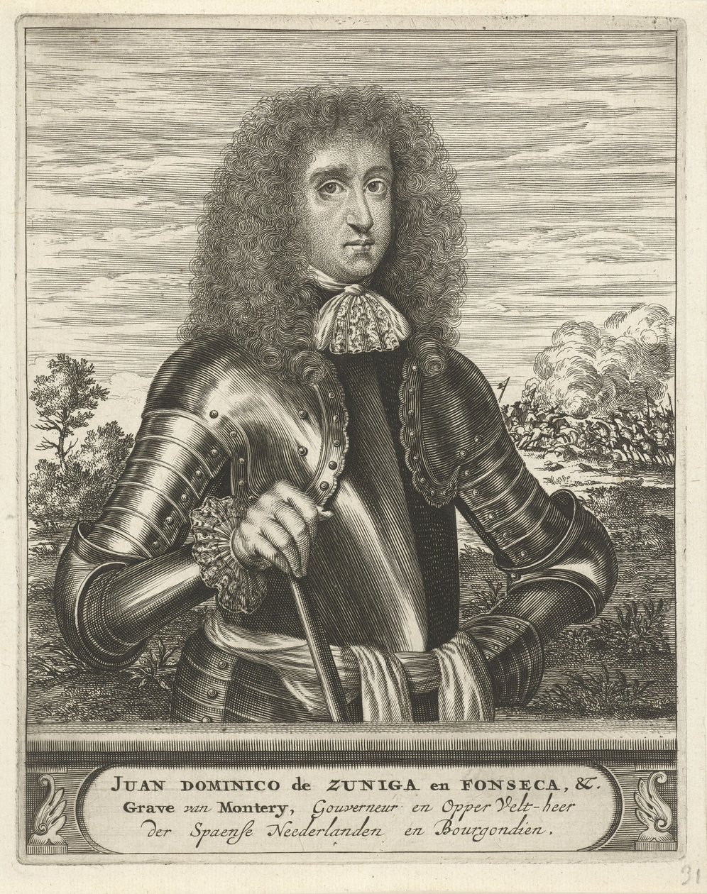 Christiaan Hagen - Portrait de Juan Domingo de Zuñiga y Fonseca - Christiaan Hagen
