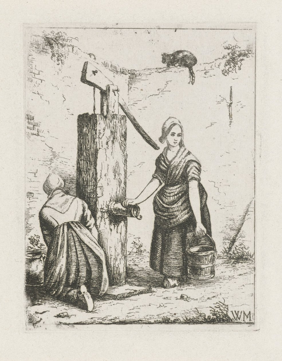 Deux femmes près d