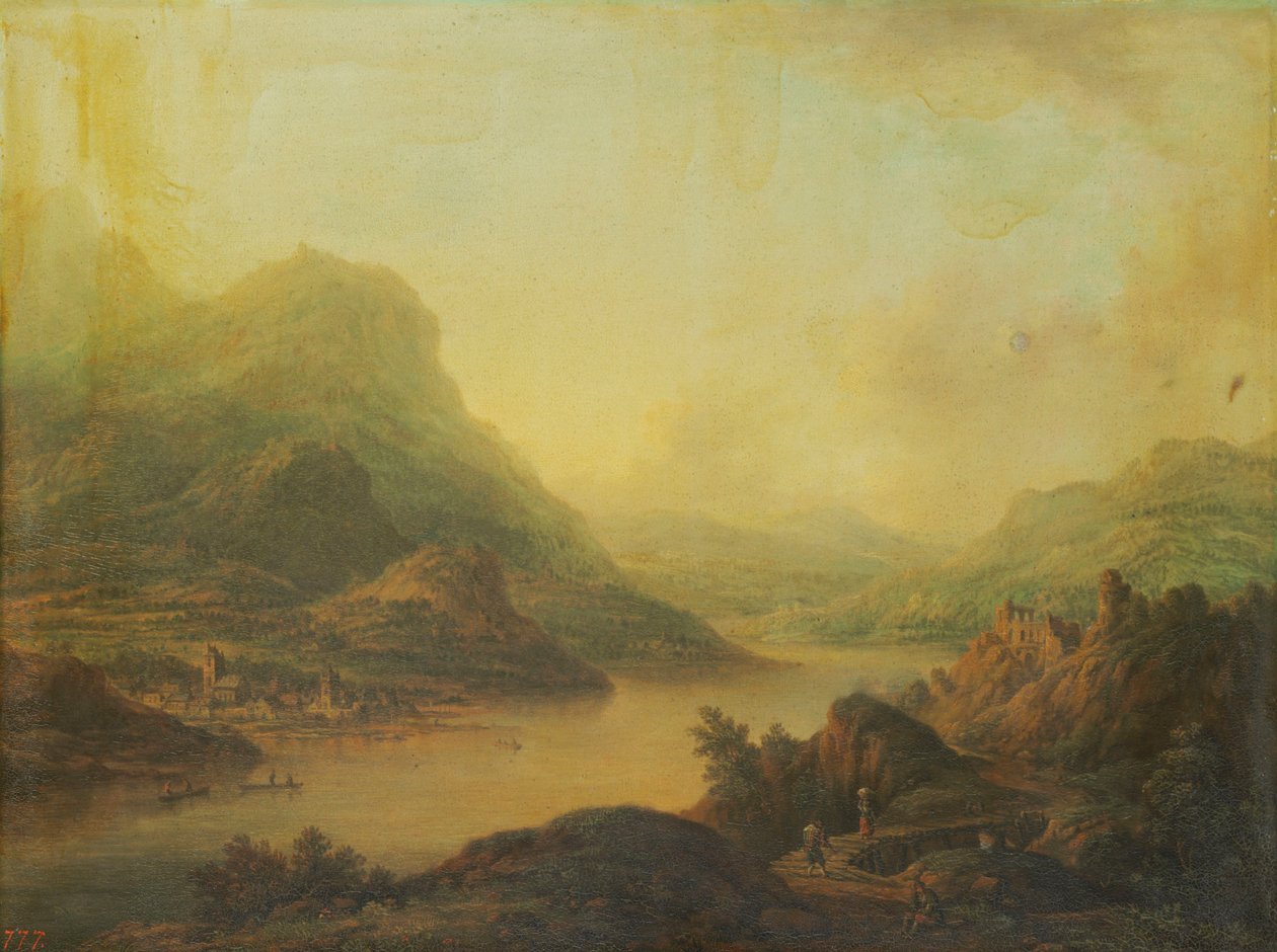 Paysage fluvial - Christian Georg Schutz
