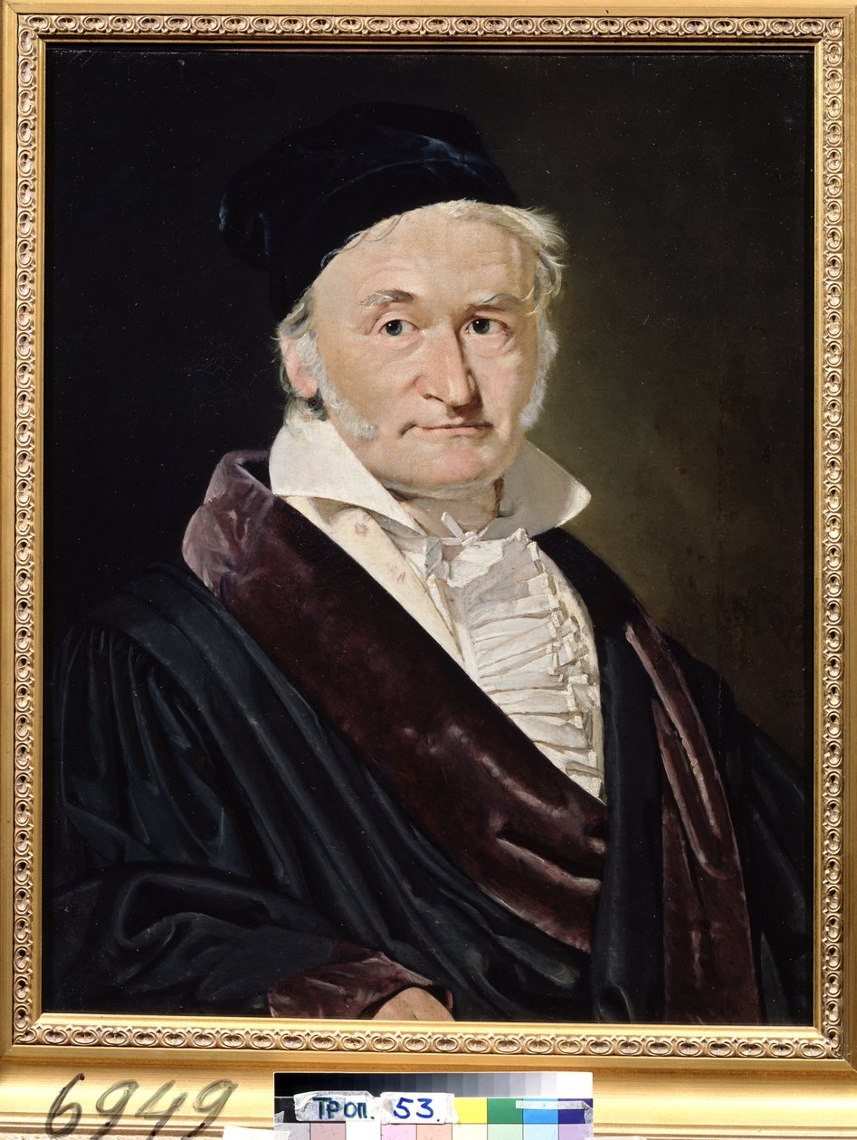 Portrait du scientifique allemand Karl Friedrich Gauss - Christian Albrecht Jensen