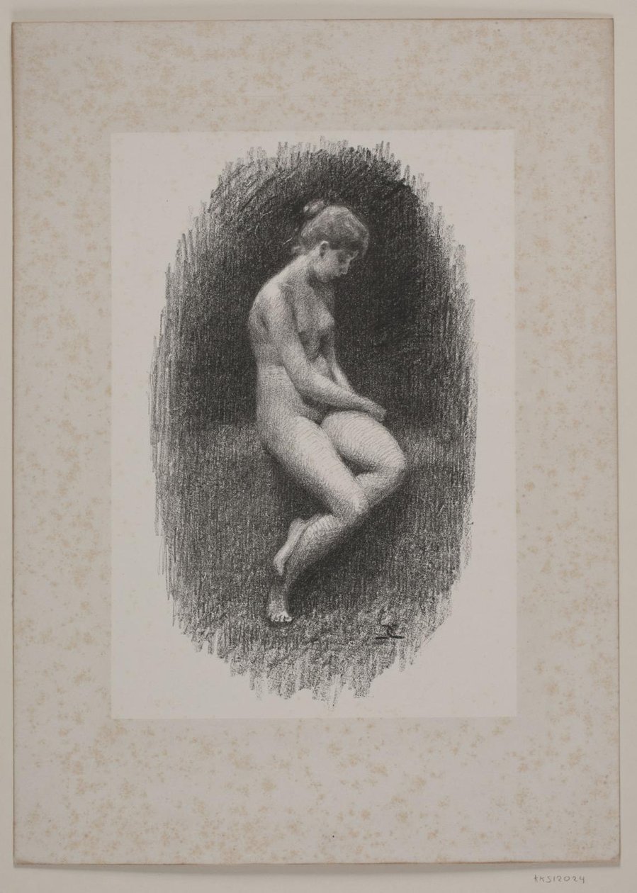 Étude de modèle féminin - Christian Clausen