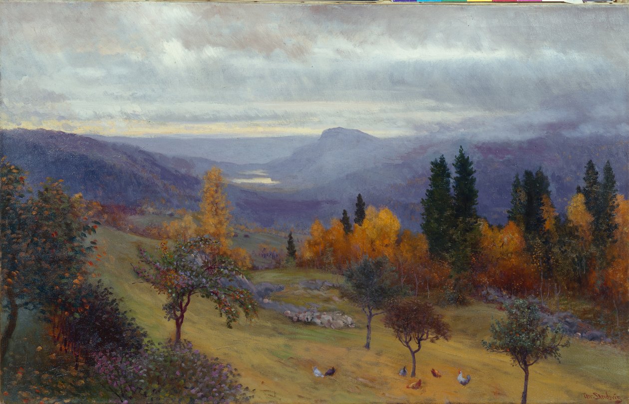 Automne dans mon jardin - Christian Eriksen Skredsvig