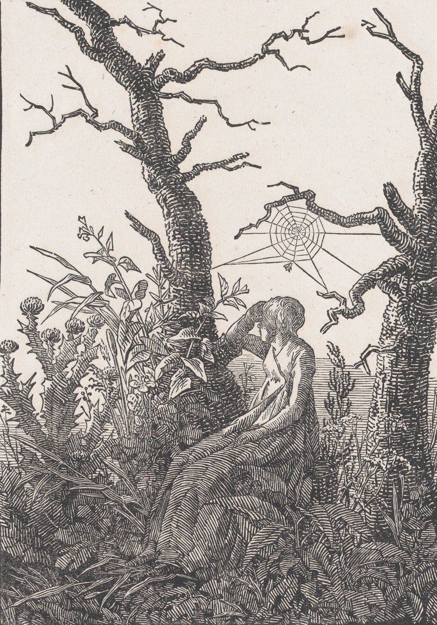 Femme assise avec une toile d