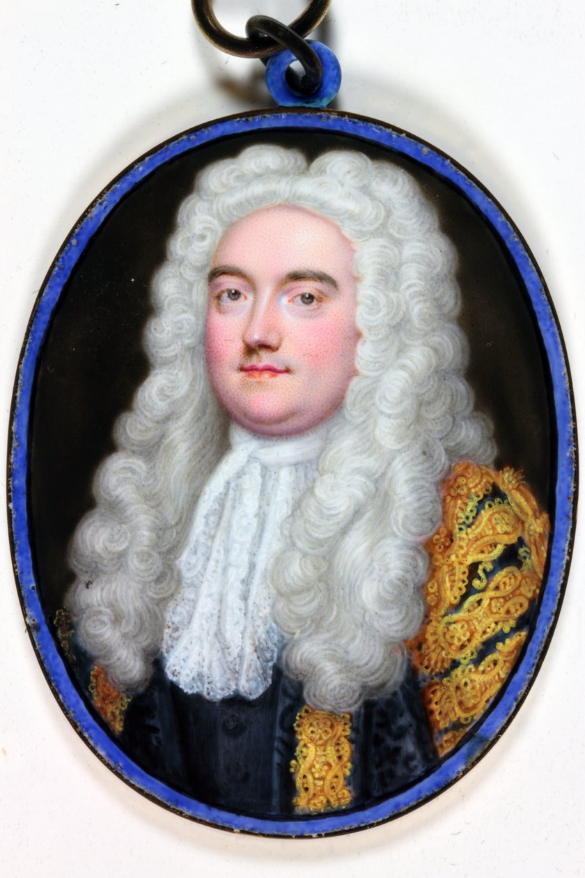 John Verney Maître des Rôles, 1739 - Christian Friedrich Zincke