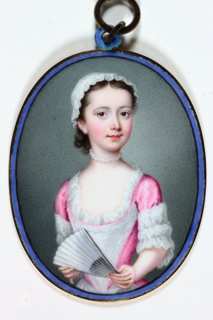 Lady Henrietta Cavendish Bentinck, plus tard Comtesse de Stamford, 1741 - Christian Friedrich Zincke