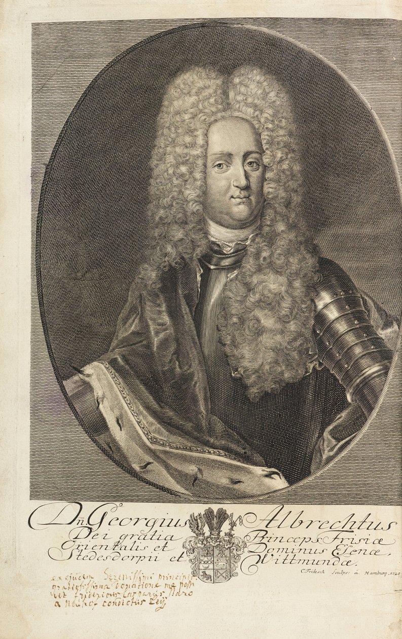 Portrait du prince George Albert de Frise orientale - Christian Fritzsch
